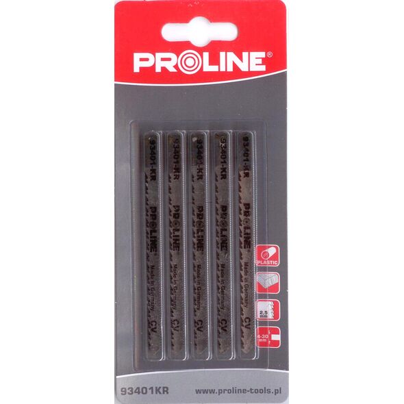 Pro-Line Brzeszczoty do wyrzynarki do drewna typ U 4-30mm 75mm 93401KR