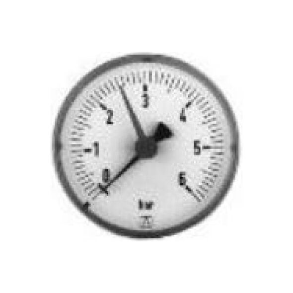 Afriso Manometr grzewczy RF 63 AX Ø=63mm 0-6bar 1/2" Kl. 2,5 - 63538