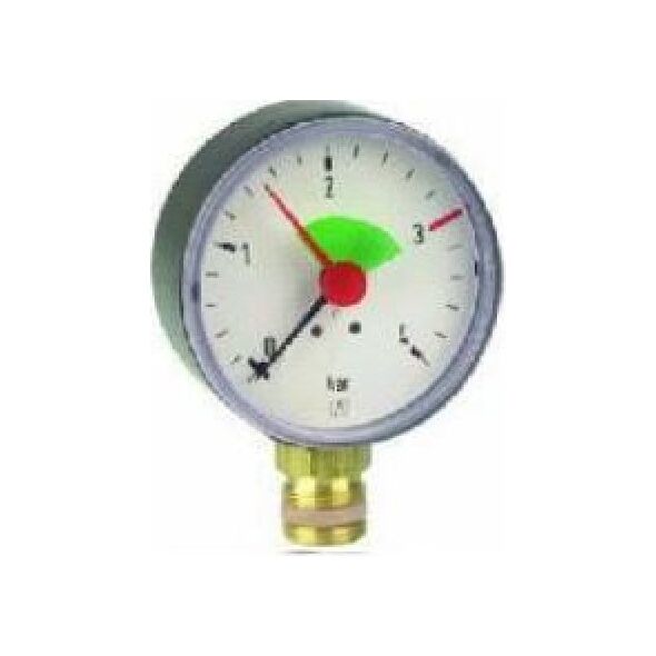 Afriso Manometr grzewczy RF 100 Ø=100mm 0-4bar 1/2" kl.1,6 - 63612