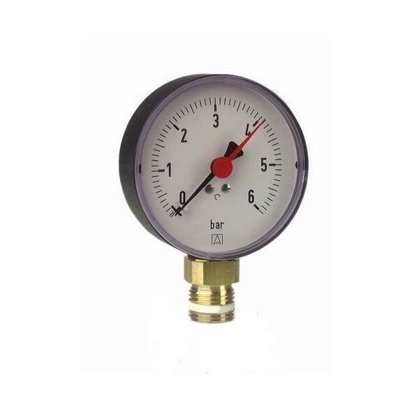Afriso Manometr grzewczy RF 100 Ø=100mm 0-6bar 1/2" kl.1,6 - 63613