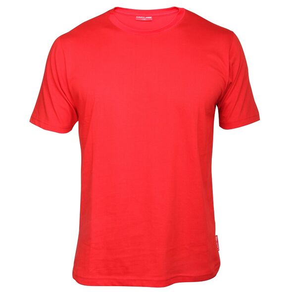 Lahti Pro Koszulka bawełniana T-shirt r. M czerwona - L4020102