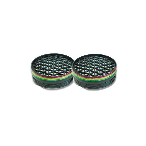 Lahti Pro pochłaniacze Uno New do półmasek Euromask A1 B1 E1 K1 ABEK 2 sztuki (46058)
