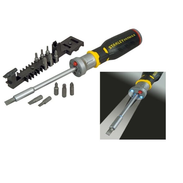 Stanley Wkrętak led z grzechotką FATMAX MULTIBIT 12 końcówek 62-689