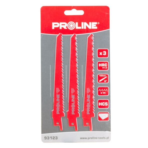 Pro-Line Brzeszczoty do piły szblastej do drewna 152mm 3szt. (93123)