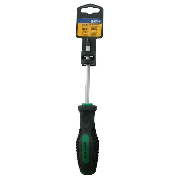 Mega Wkrętak krzyżowy PZ3x150mm na zawieszce - ZR10493