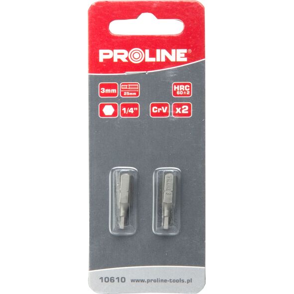 Pro-Line Końcówka 1/4" 6-KĄTNA 4mm L=25mm 2 szt. (10611)