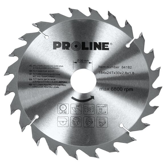 Pro-Line Piła tarczowa z węglikiem do drewna 30x300mm 40z - 84304