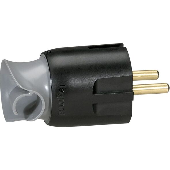 Legrand Wtyczka przenośna obrotowa 2P+Z 16A czarna - 50173