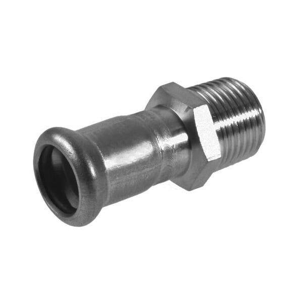 KAN-therm Złączka zaprasowywana 42x5/4" gwint zewnętrzny stal inox - 6190723