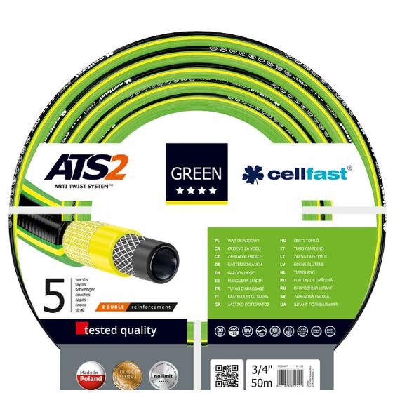 Cellfast Wąż ogrodowy Green 3/4" 50m (15-121)