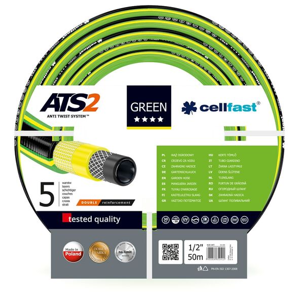 Cellfast Wąż ogrodowy Green 1/2" 50m (15-101)