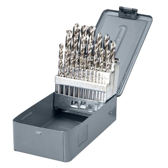 Wiertło Pro-Line HSS walcowe 1,5 2 7 4,5 4 5,5 5 1 3 2,5 3,5 6 10 10,5 11 11,5 12 12,5 13 6,5 7,5 8 8,5 9 9,5mm zestaw (77225)