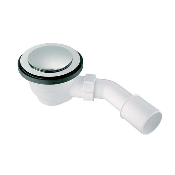 Syfon McAlpine Syfon brodzikowy z korkiem klik-klak 90mm chrom (HC27CLCP)