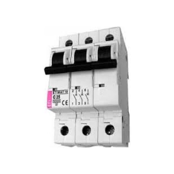 Eti-Polam Wyłącznik nadprądowy ETIMAT10 3P C 40A 10kA AC - 002135720