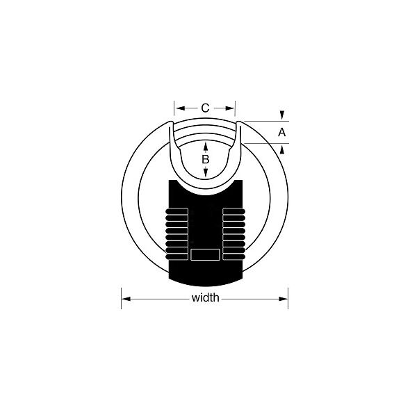 MasterLock Kłódka Excell 70mm na szyfr BOR/OCT 10mm w osłonie (M40EURDNUM)