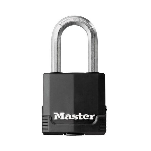 MasterLock Kłódka EXCELL 48mm w gumowej obudowie - BOR/38mmOCT - 7mm - M115EURDLF