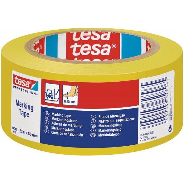 Tesa Taśma samoprzylepna ostrzegawcza 33m 50mm żółta H6076095