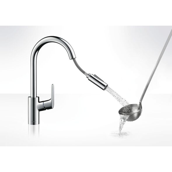 Bateria kuchenna Hansgrohe Focus stojąca chrom (31815000)