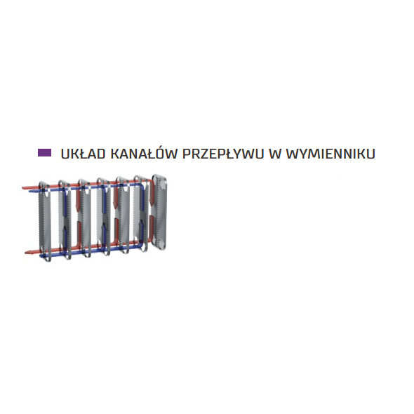 Secespol Wymiennik ciepła płytowy lutowany jednoprzepływowy LB31-20 1\\" - 0203-0062