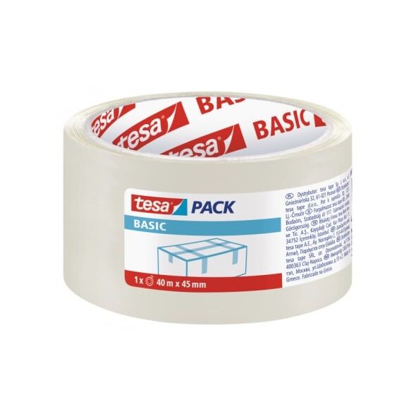 Tesa Taśma pakowa Basic bezbarwna 40m 45mm (H5857400)