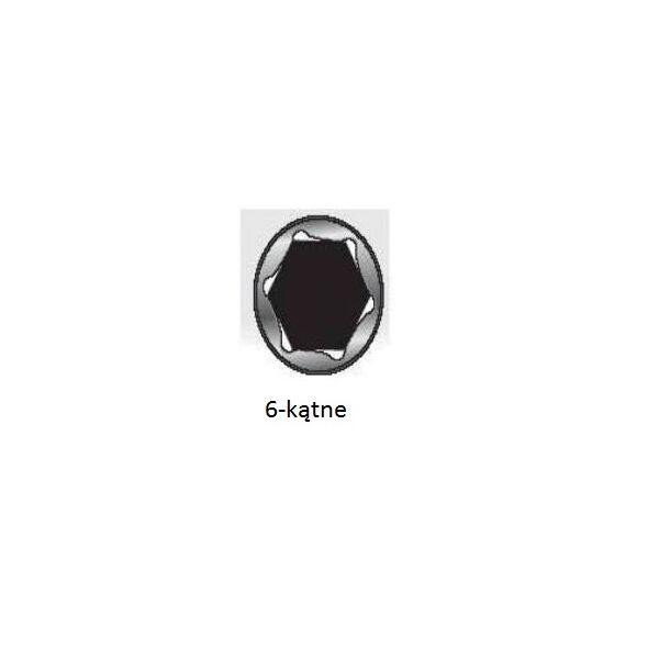 Dedra Nasadka 6-kątna 1/2" 25mm (16A325P)
