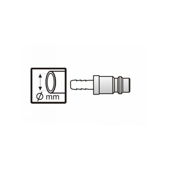 Pansam Przyłącze 1/4" 6mm  (A535405)
