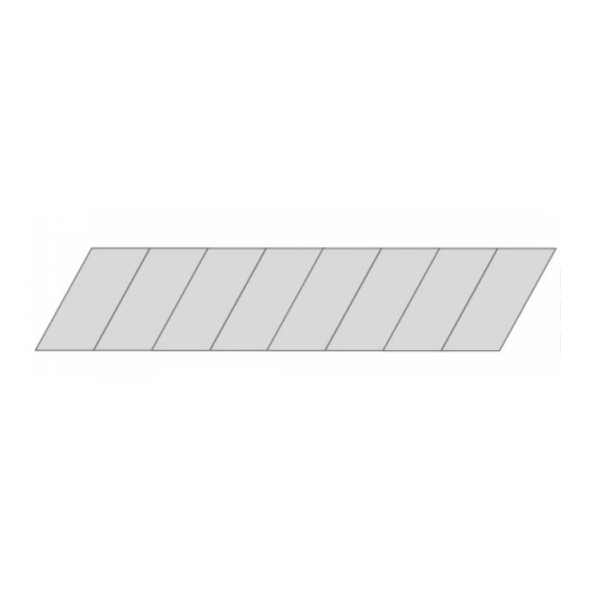 Dedra Ostrza odłamywane 18mm 10szt. (M9021)