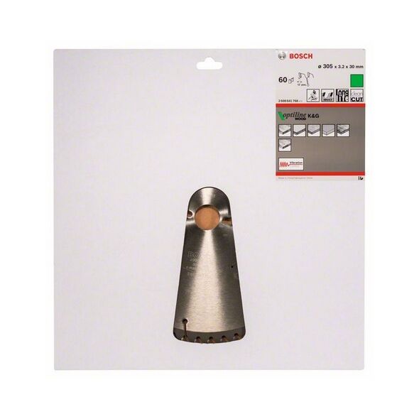 Bosch Tarcza pilarska Optiline Wood 305x30mm z60 - 2608641768