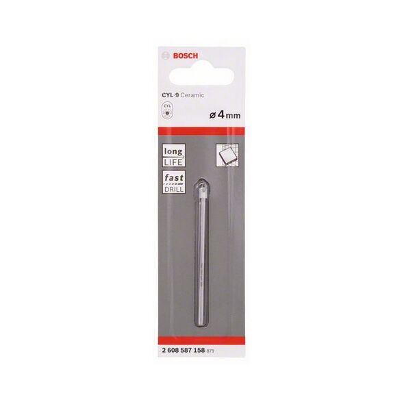 Wiertło Bosch do szkła i glazury płytka z węglika walcowe 3mm  (B 2608587157)