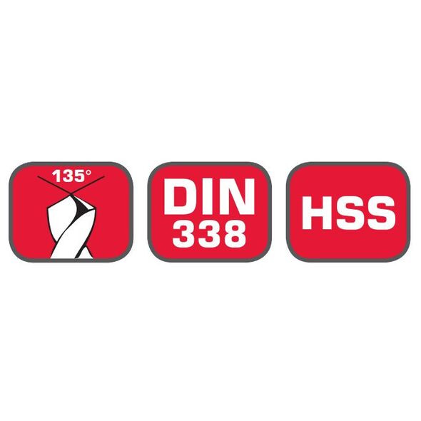 Wiertło Pro-Line do metalu HSS walcowe 4,2mm 10szt. (77042)