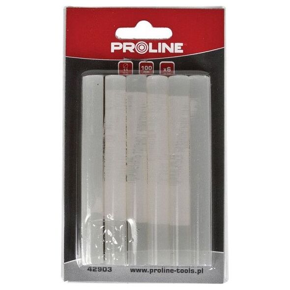 Wkłady klejowe Pro-Line 11 mm x 100 mm przezroczyste 6 szt. 42903