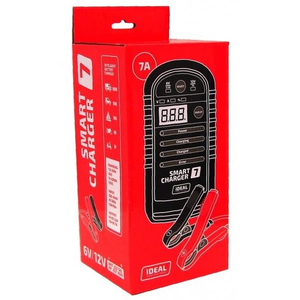 Ideal Prostownik inteligentny do ładowania akumulatorów SMART CHARGER 7 6/12V 7A - SMART7