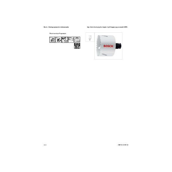 Bosch Piła otwornica bimetal power change 35mm - 2608584626