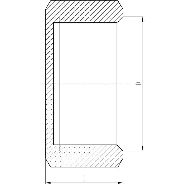 Invena Zaślepka mosiężna 1/2" - ZM-13-015