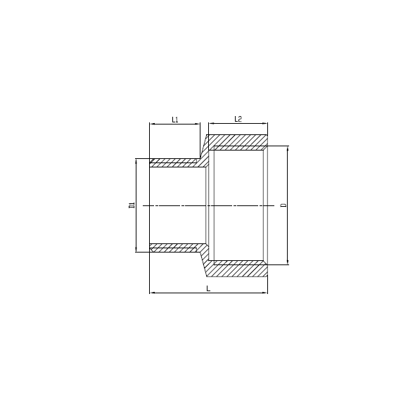 Invena Redukcja nakrętno–wkrętna gwint wewn./ zewn. 3/8x1/4" - ZM-10-081