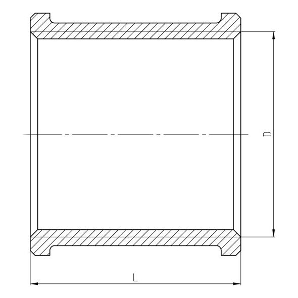 Invena Mufa mosiężna gwint wewn. 3/8" - ZM-04-010