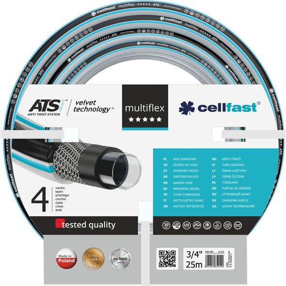 Cellfast Wąż ogrodowy MultiFlex 3/4" 25m (13-220)