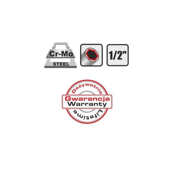 Corona Nasadka udarowa 6-kątna 1/2" 26mm długa (C2818)