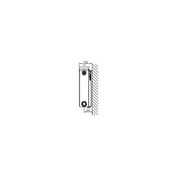 Stelrad Grzejnik płytowy Novello Typ 21 60 x 60cm (GR-ST-N-21/60/060)