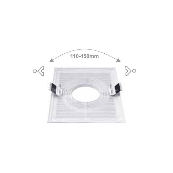 Maxpol Kratka do pochłaniacza uniwersalna 215x265mm biała - 136