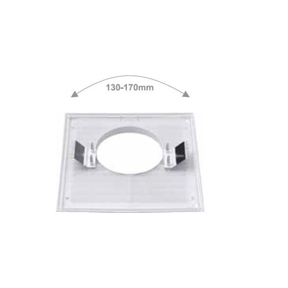 Maxpol Kratka do pochłaniacza 215x215mm fi100mm biała (117)