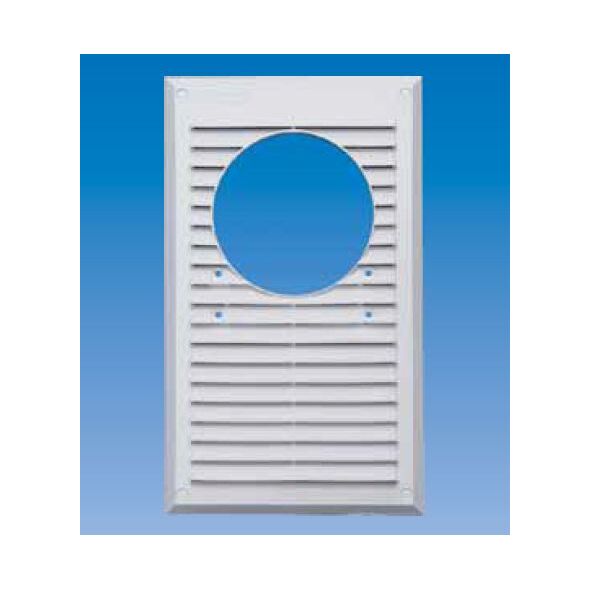 Maxpol Kratka do pochłanicza z wyjściem rurowym 175x295mm fi100mm biała (116)