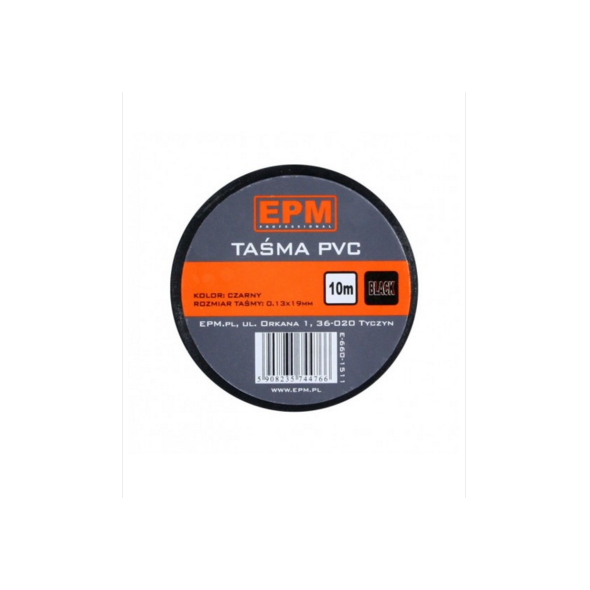 EPM Taśma PVC 19mm x 10m czarna E-660-1511