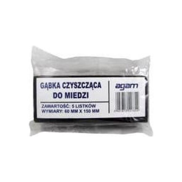 Gąbka czyszcząca do miedzianych powierzchni lutowanych 60x150mm 10listków