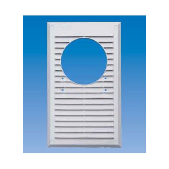 Maxpol Kratka do pochłanicza z wyjściem rurowym 175x295mm fi100mm biała (116)