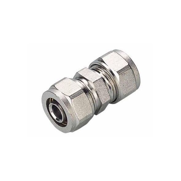Złączka 20x20 podwójna PEX-ALU-PEX chrom