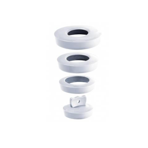 Syfon Tycner Korek uniwersalny 36-58mm biały - 39224401