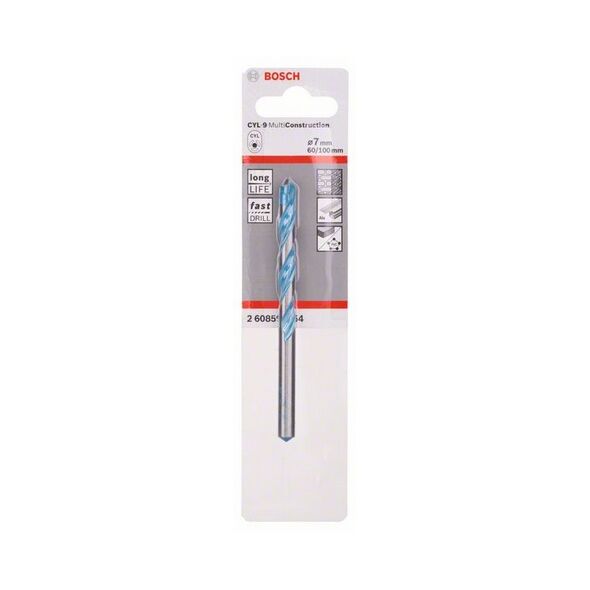Wiertło Bosch uniwersalne walcowe 7mm  (B 2608596054)