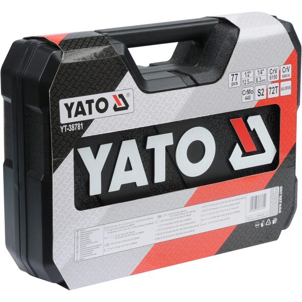 Zestaw narzędzi Yato 77 el. (YT-38781)