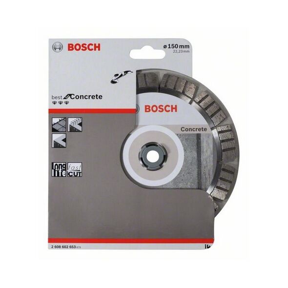 Bosch Tarcza tnąca diamentowa Best for Concrete 150 x 22mm - 2608602653